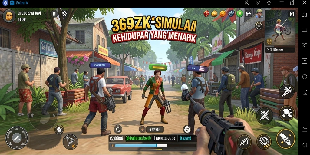 Tangkapan layar menunjukkan gameplay mendebarkan dari 369ZK.