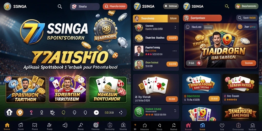 Screenshot gameplay 77SINGA dengan antarmuka taruhan yang menarik.