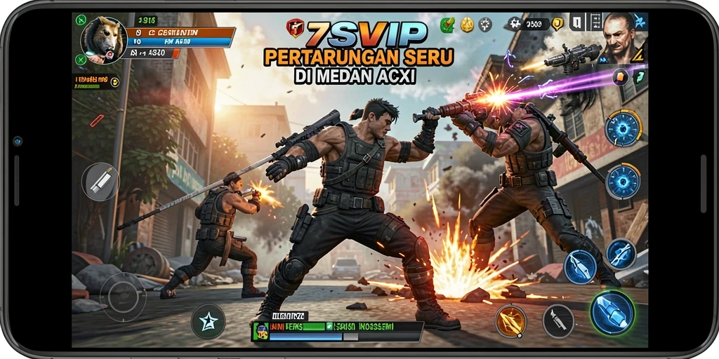 Gameplay mendebarkan di 7SVIP dengan pertarungan intens.