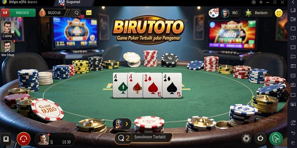 Tampilan menarik dari gameplay BIRUTOTO yang seru.