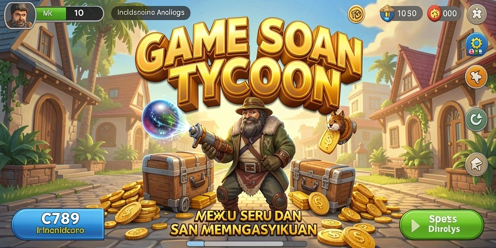 Screenshot C789 menampilkan momen seru dalam gameplay Tycoon.