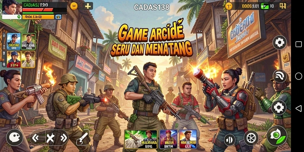 Tampilan gameplay seru dari CADAS138, nikmati setiap tantangannya.