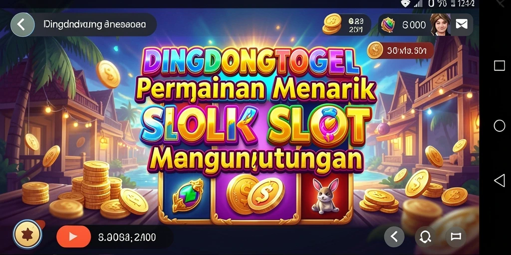 Screenshot gameplay DINGDONGTOGEL menampilkan slot yang seru dan menguntungkan.