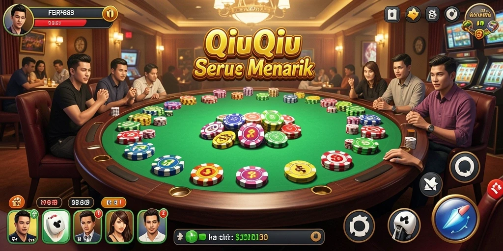 Tampilan gameplay QiuQiu yang seru di FBRP88.