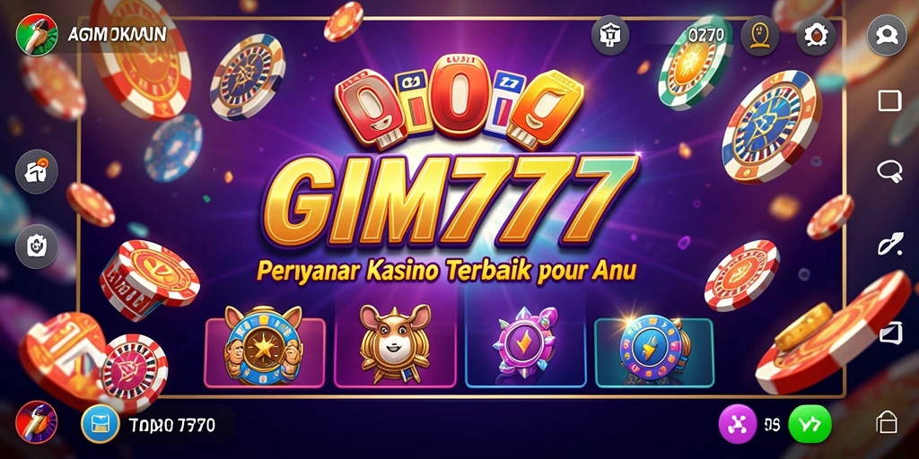 Tampilan screenshot GIM777 yang menampilkan gameplay kasino yang seru.