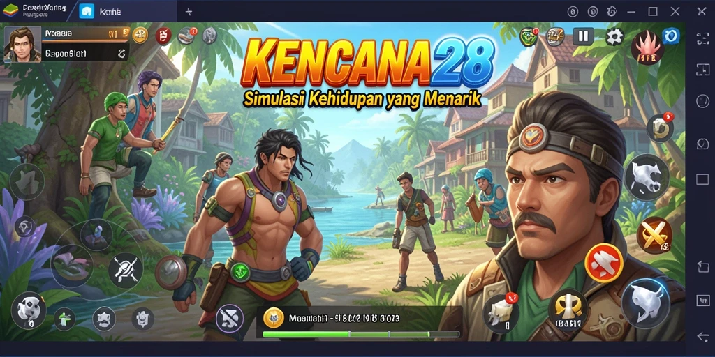 Tangkapan layar gameplay KENCANA28 yang memukau dan interaktif.