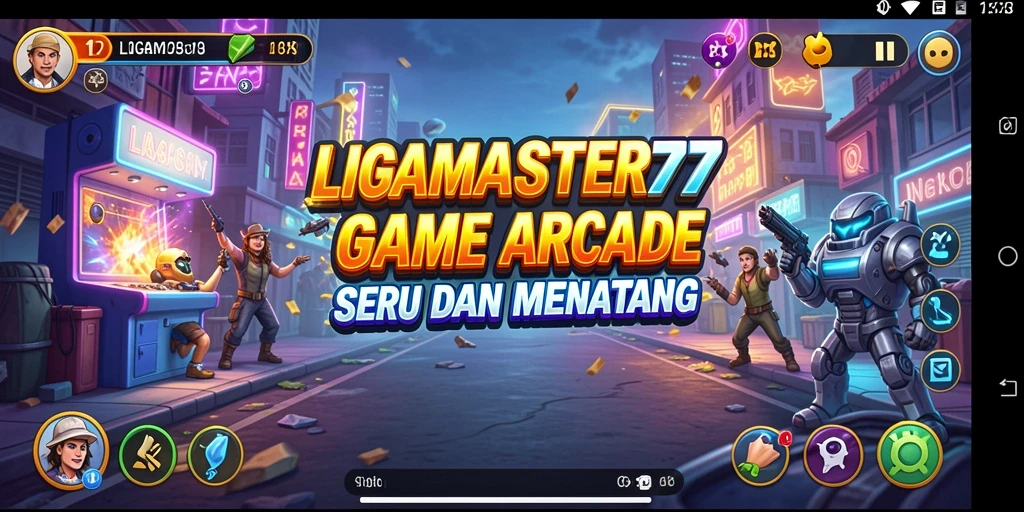Gameplay seru LIGAMASTER77 dengan grafik menarik.