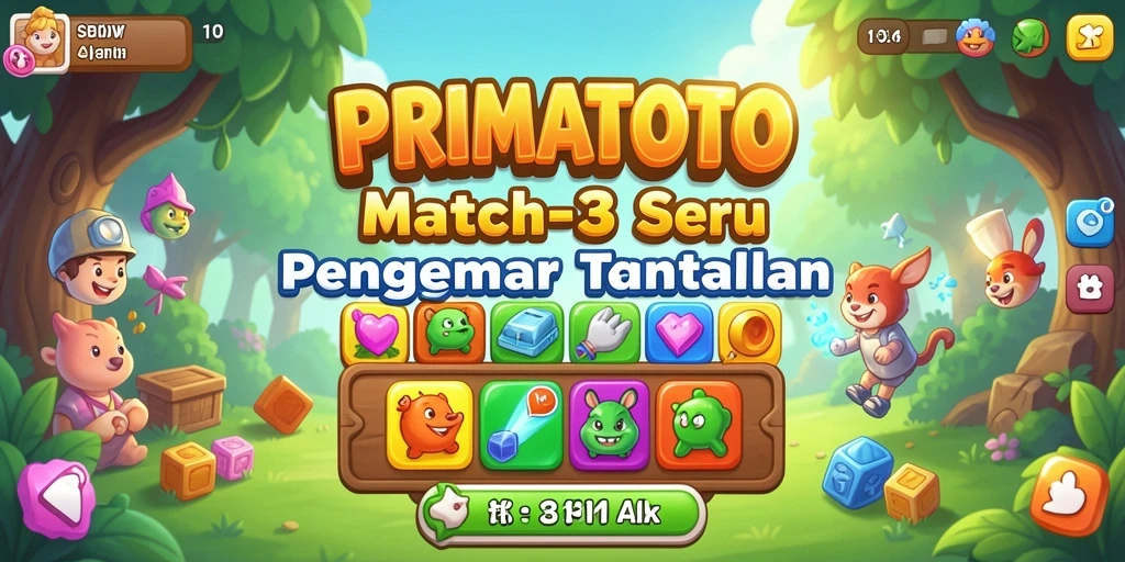 Gameplay seru dan menantang dalam PRIMATOTO.