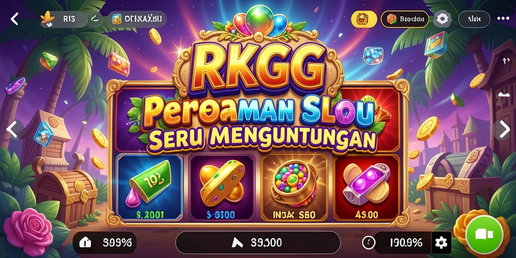 Tampilan gameplay Slot yang seru dan menegangkan di RKGG.
