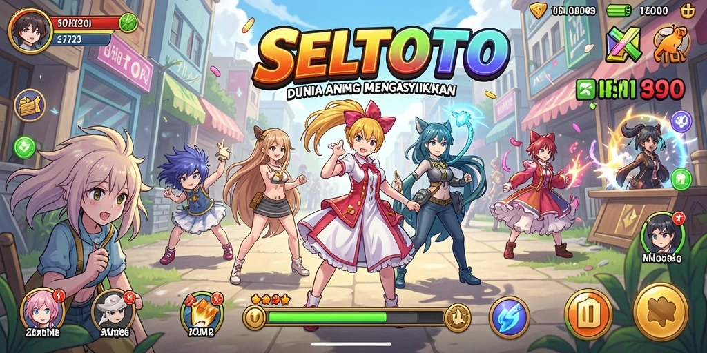 Menampilkan gameplay seru dan karakter Anime ikonik.