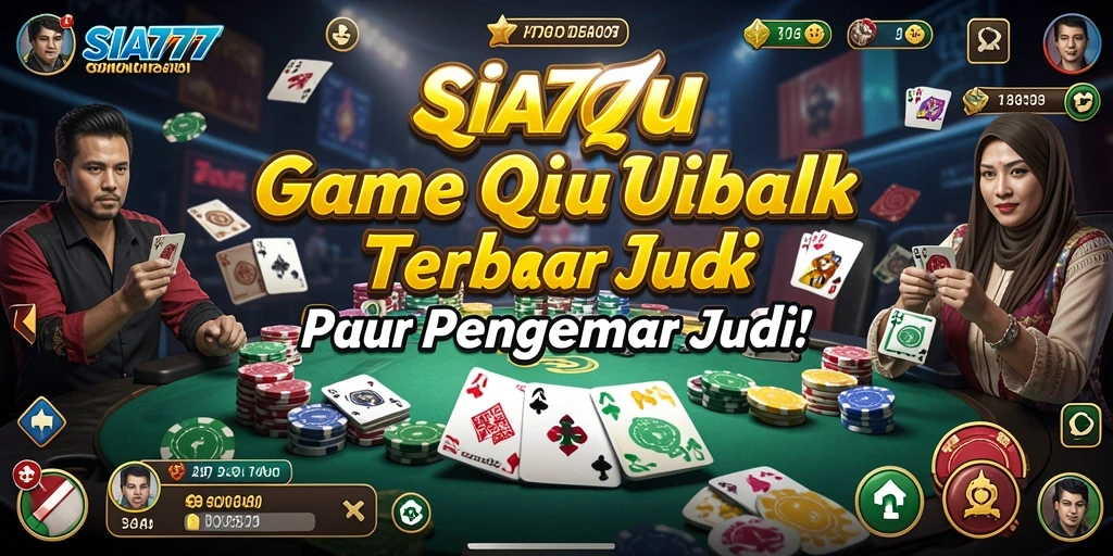 Screenshot utama SIA777 menampilkan permainan QiuQiu yang seru dan mengasyikkan.